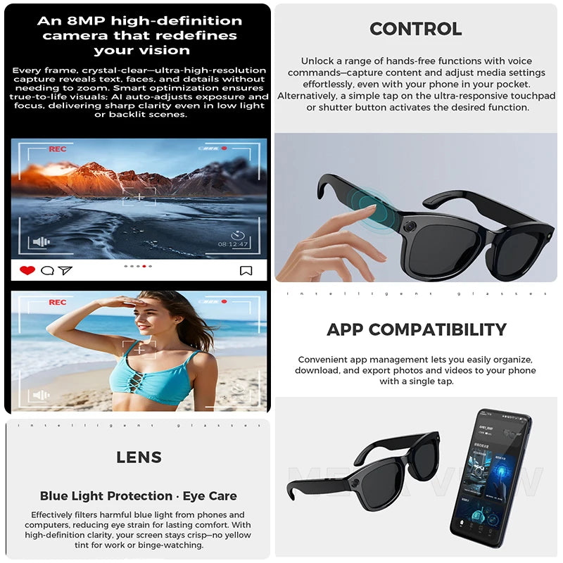 OUIO M01 PRO AI Smart Glasses 2025