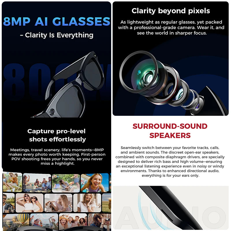 OUIO M01 PRO AI Smart Glasses 2025