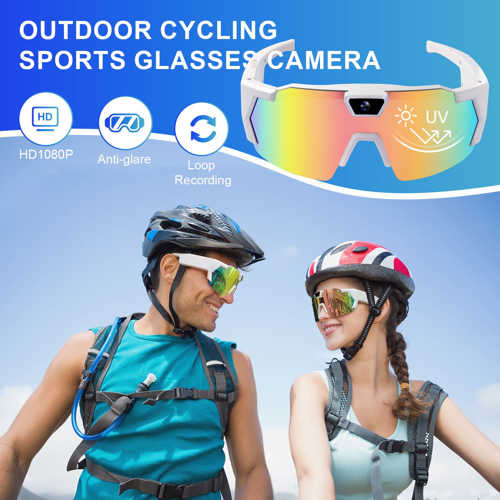 AI Smart Riding Glasses With Camera